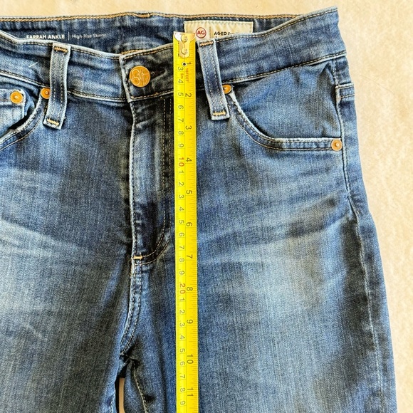 AG Adriano Goldschmied Skinny Blue Jeans Stretchy Size 26R - Picture 11 of 11